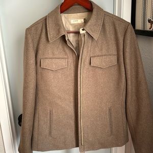 J. Crew Wool Blend Jacket Camel Size Medium